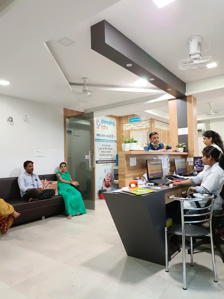 Patients seated in the waiting lounge
